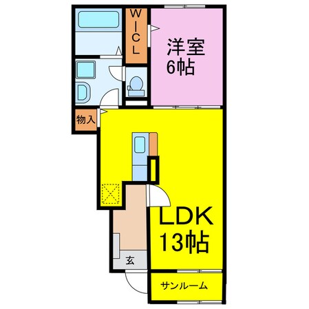 アンベリールの物件間取画像